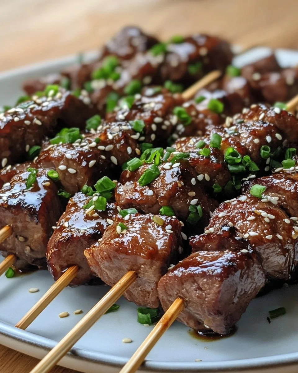 Teriyaki Beef Skewers