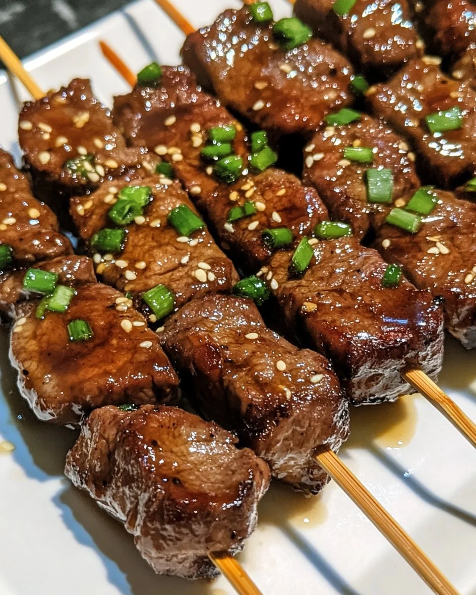 Teriyaki Beef Skewers