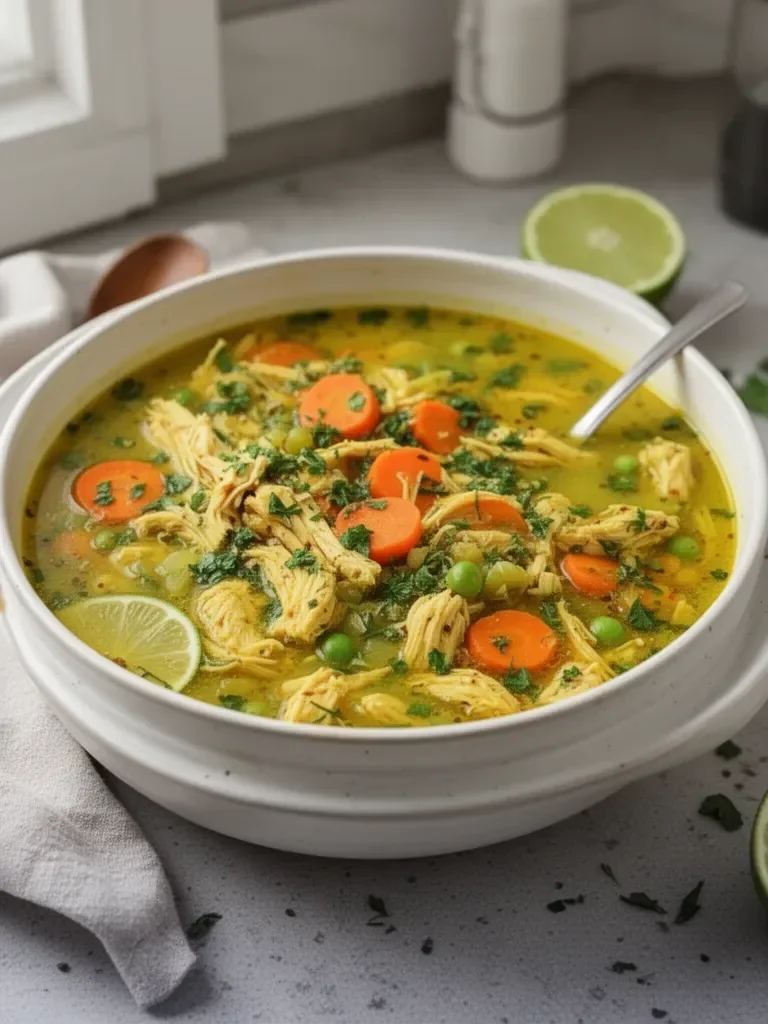 Anti Inflammatory Turmeric Chicken Soup