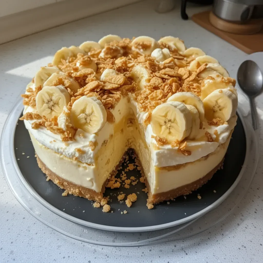 Banana Pudding Crunch Cheesecake