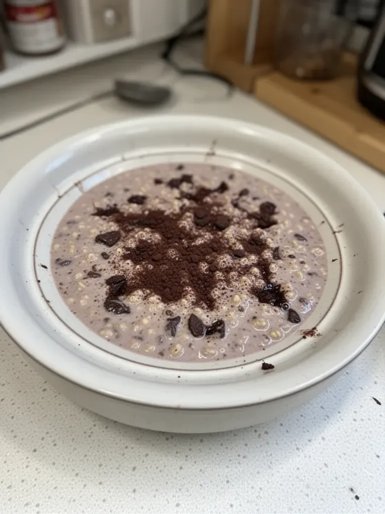 Brownie Batter Overnight Oats