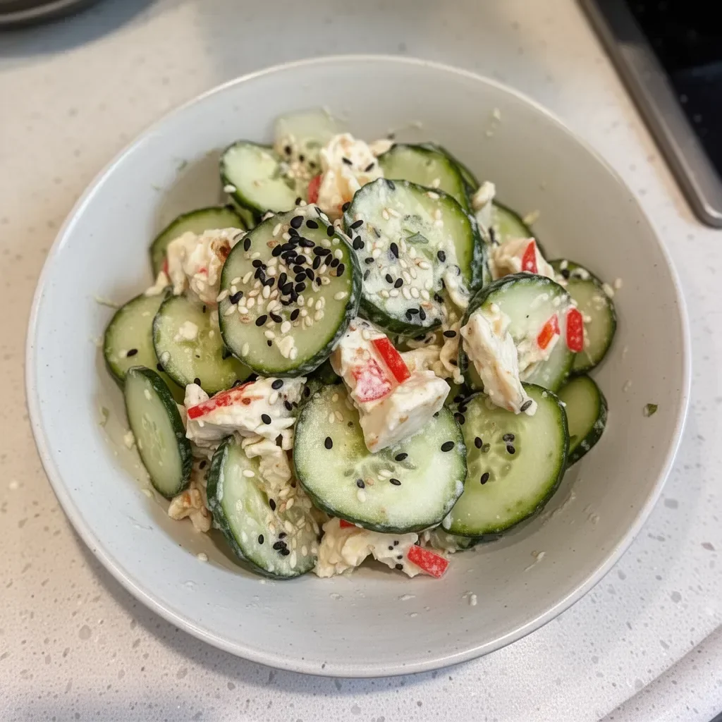 California Roll Cucumber Salad