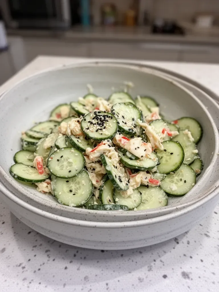 California Roll Cucumber Salad