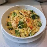 Cheesy Chicken Broccoli Orzo