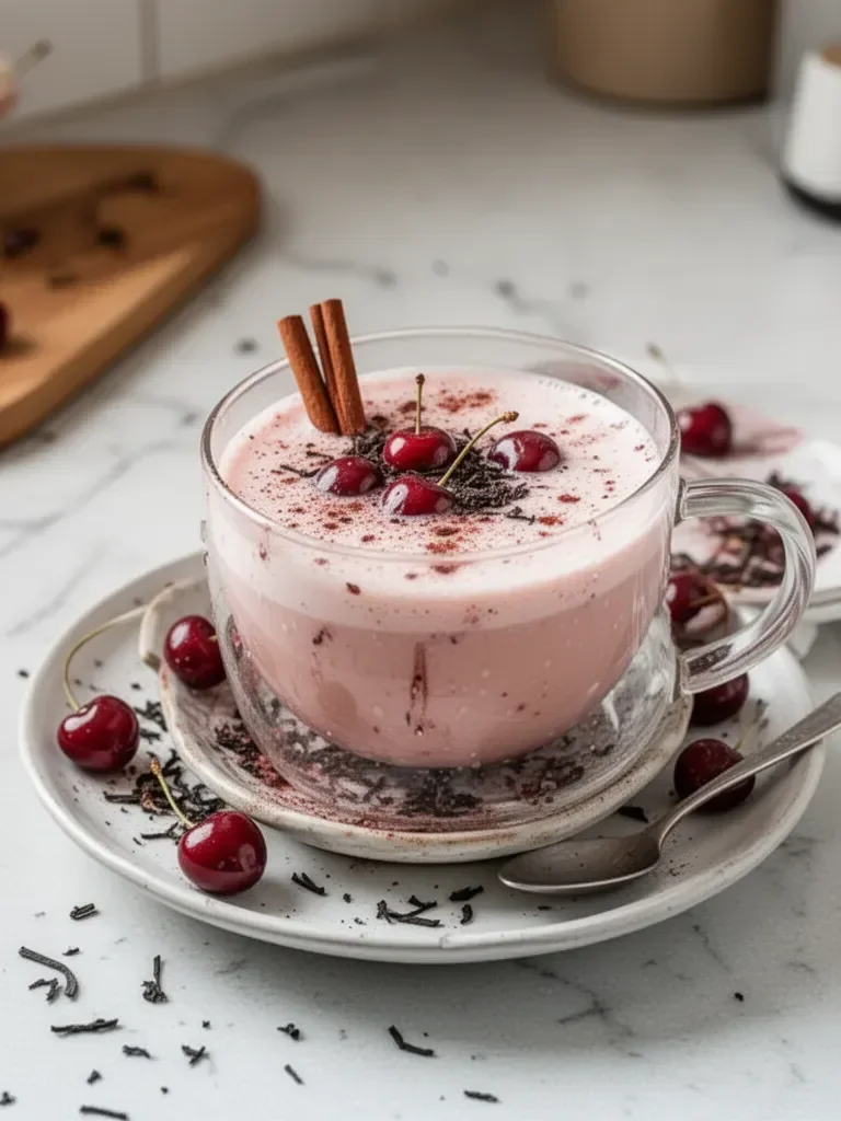 Cherry Earl Grey Milk Tea