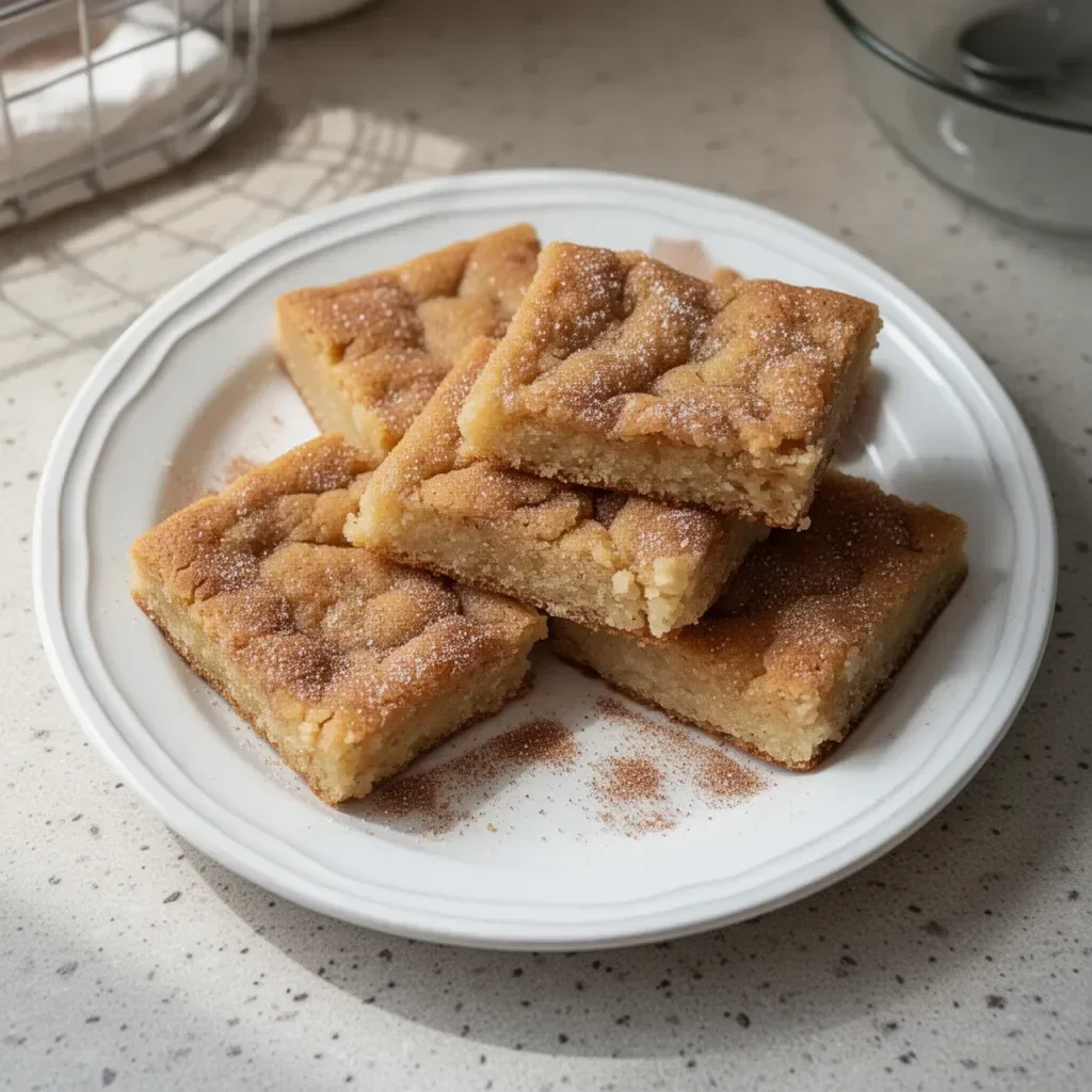 Cinnamon Sugar Blondies