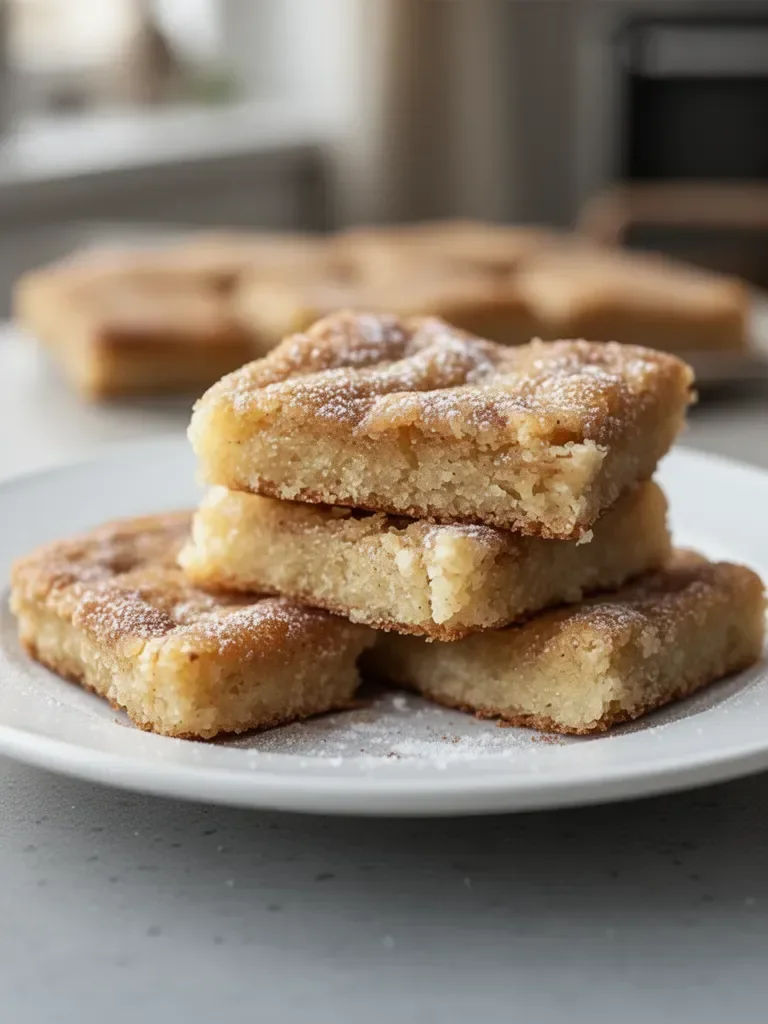 Cinnamon Sugar Blondies