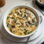 Clean Chicken Mushroom Soup