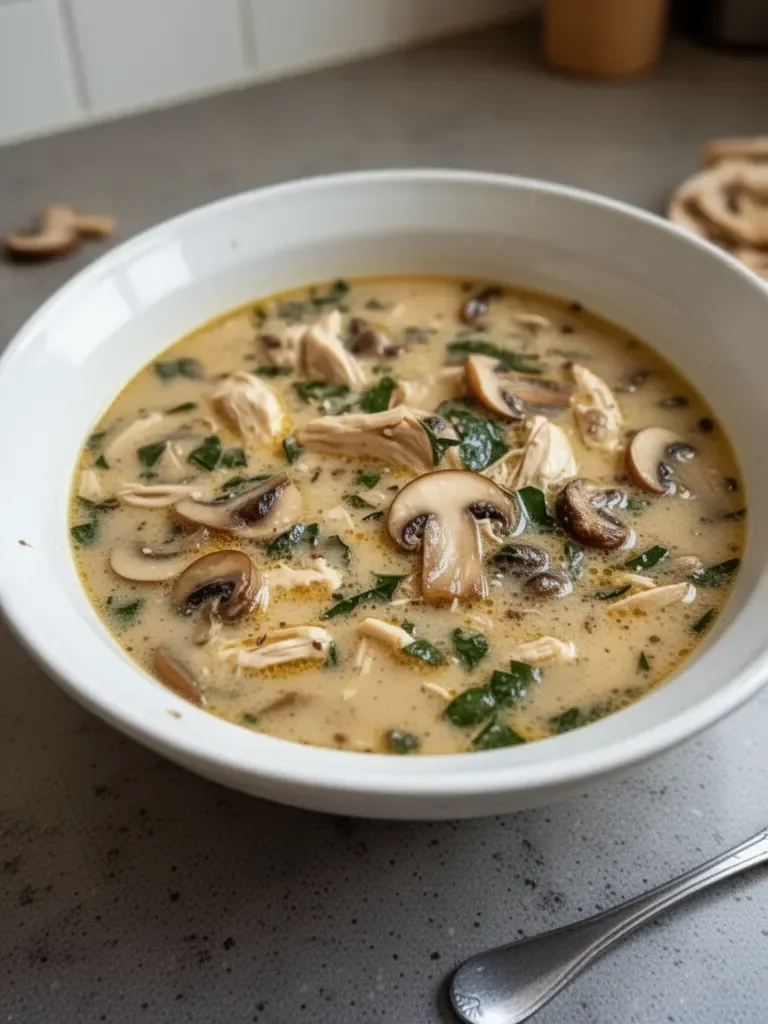 Warm Up with Clean Chicken Mushroom Soup for Cozy Nights