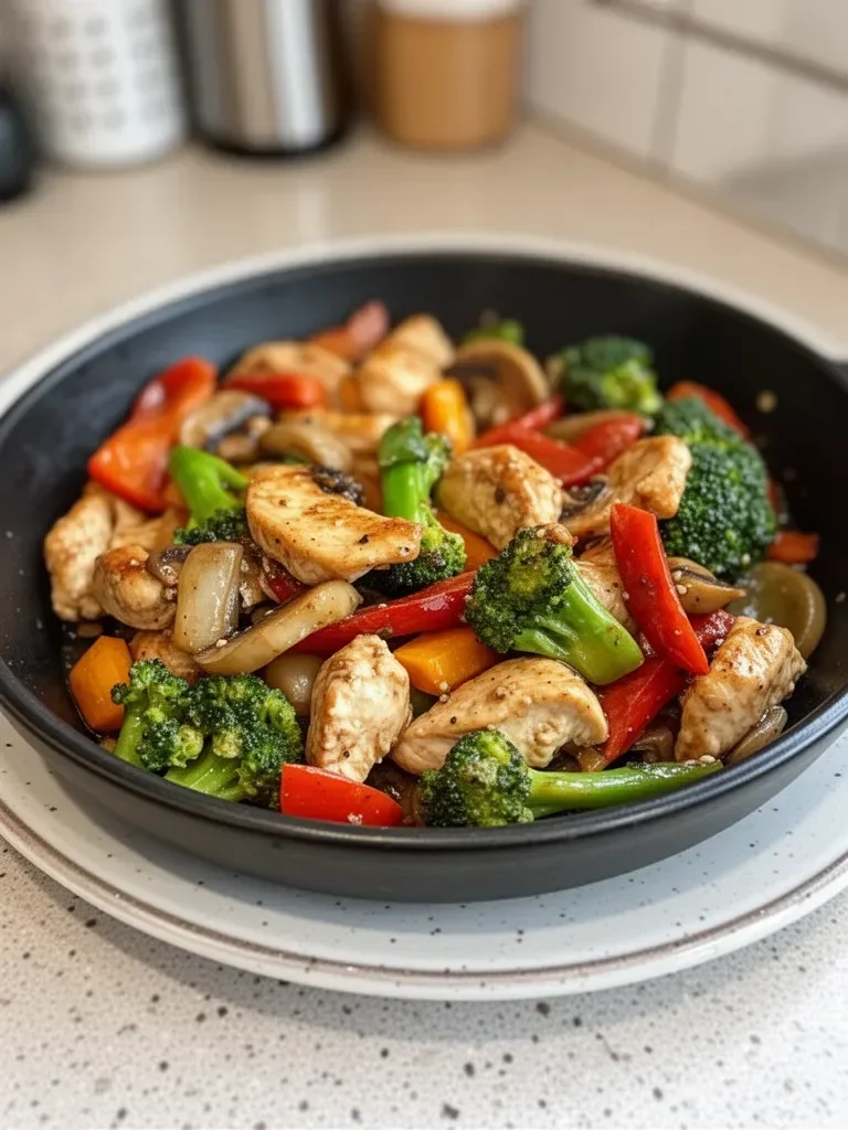 Clean Eating Chicken Veggie Stir Fry