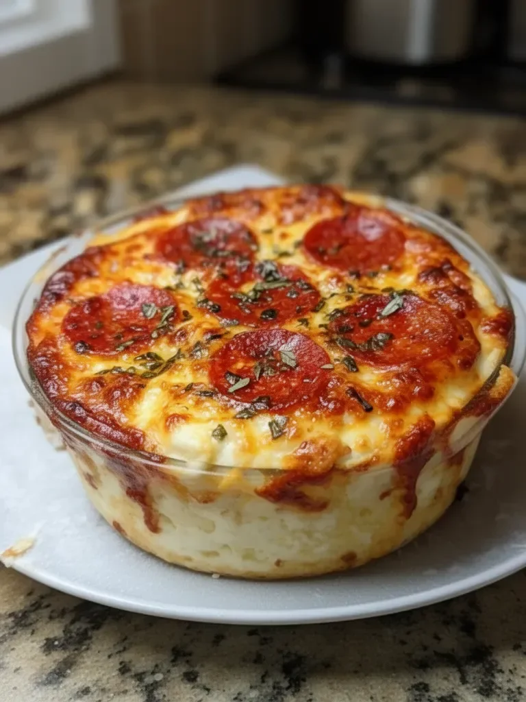 Cottage Cheese Pizza Bowl