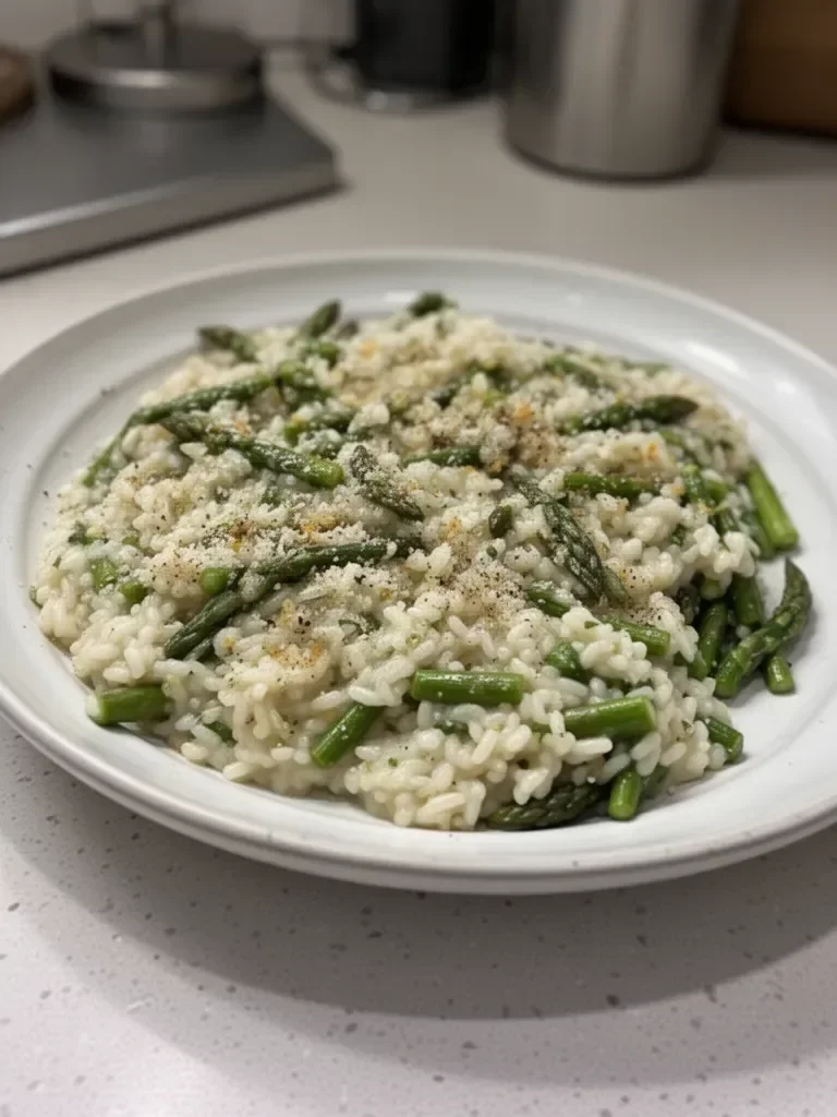 Creamy Asparagus Risotto