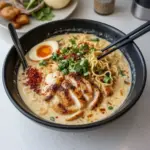 Creamy Garlic Chicken Ramen