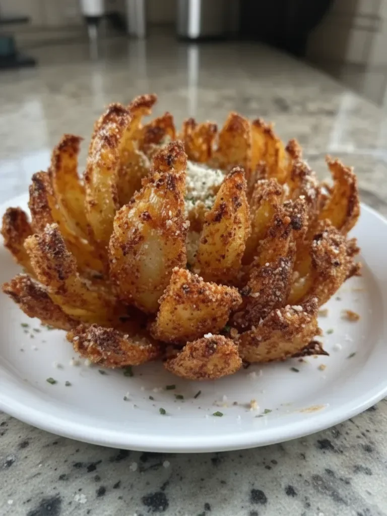Crispy Air Fryer Blooming Onion