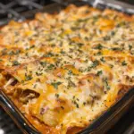 Crockpot Chicken Enchilada Casserole