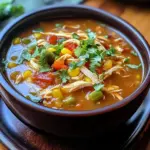 Crockpot Chicken Tortilla Soup