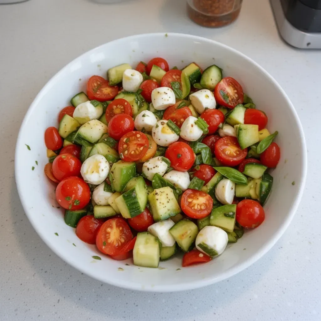 Cucumber Mozzarella Salad