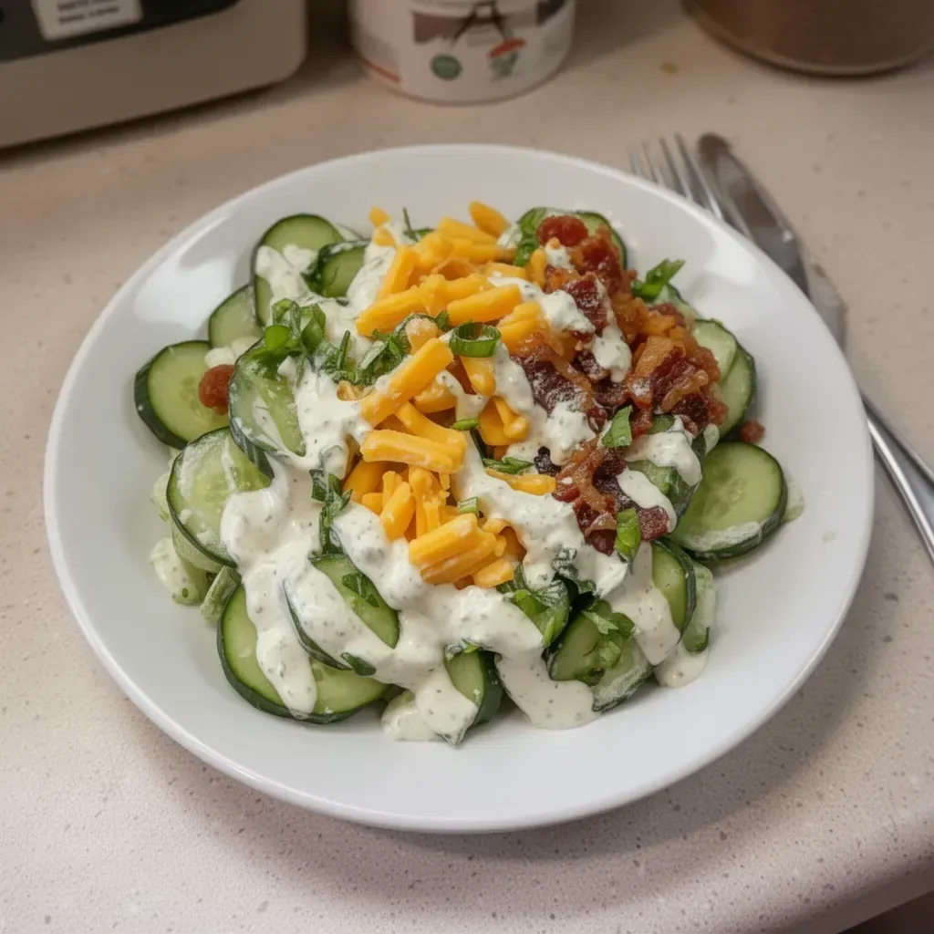 Cucumber Ranch Crack Salad