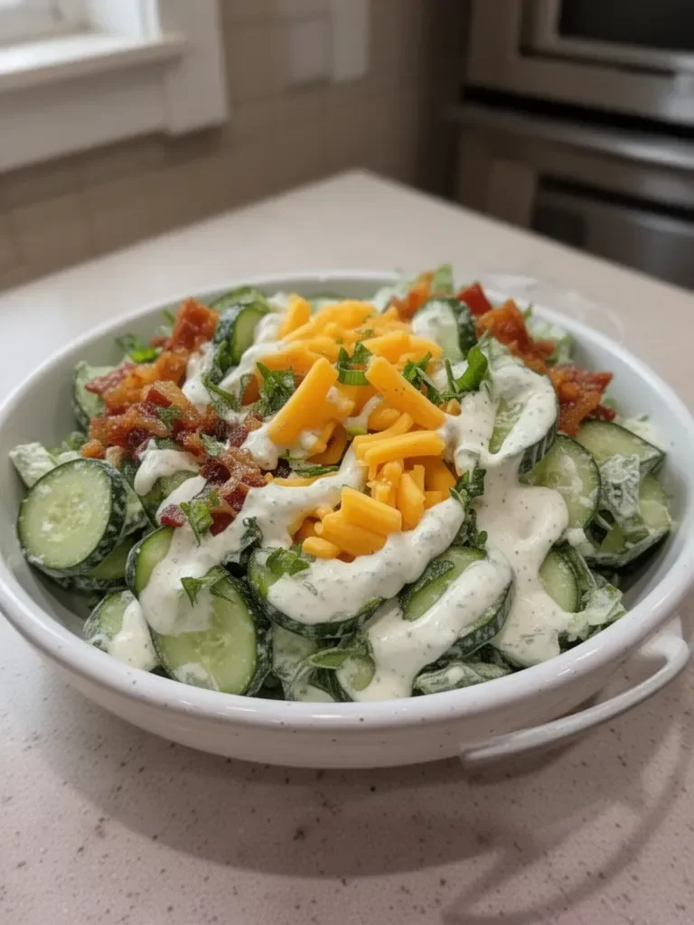 Cucumber Ranch Crack Salad