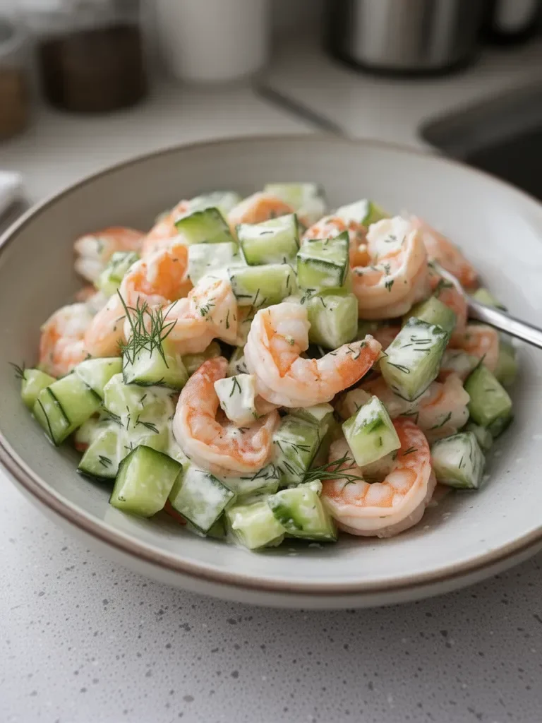 Cucumber Shrimp Salad