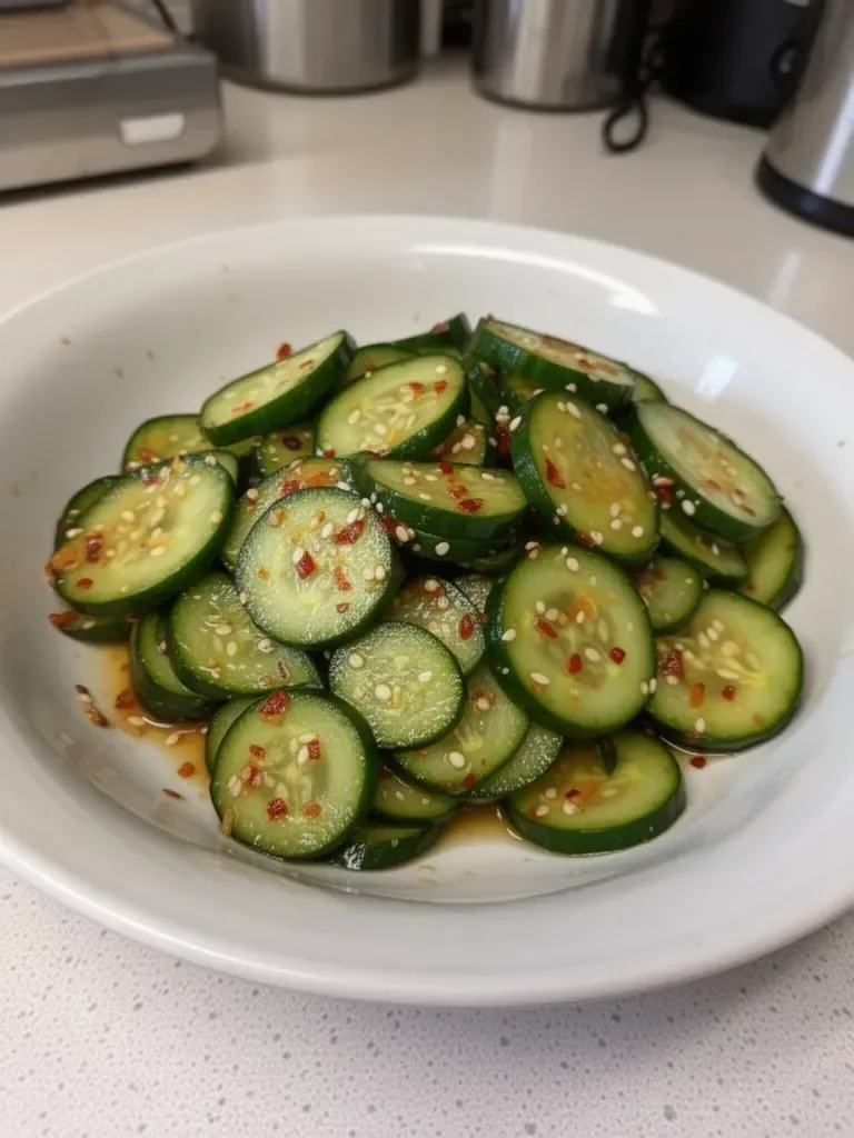 Easy Asian Cucumber Salad