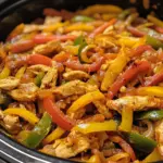Easy Crockpot Chicken Fajitas