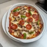 Easy Low Carb Pizza Casserole