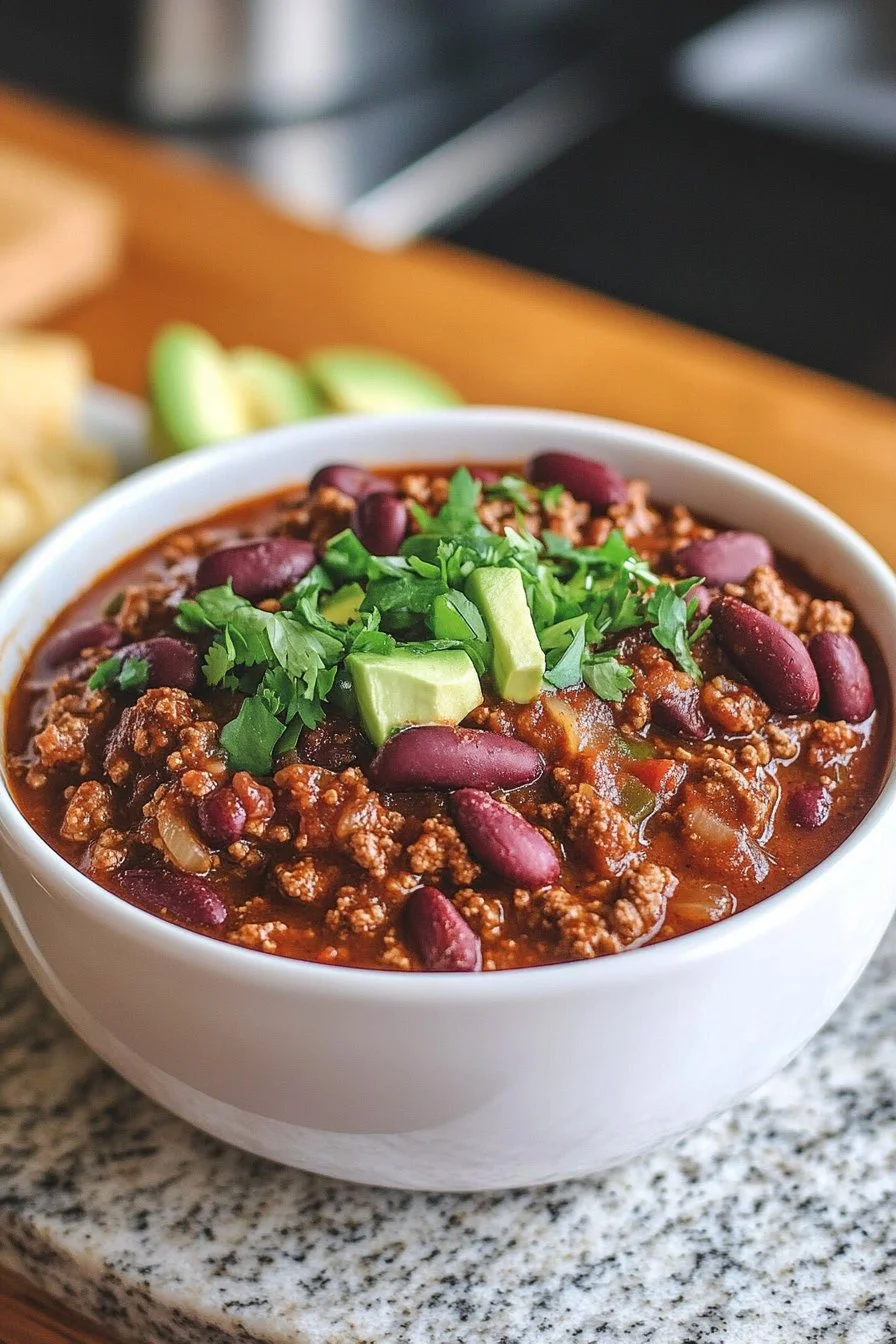 Easy Slow Cooker Chili