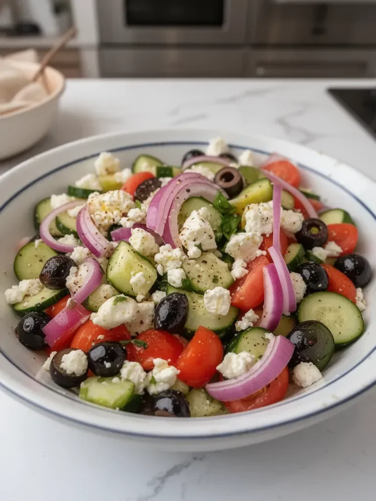 Flavorful Greek Cucumber Salad
