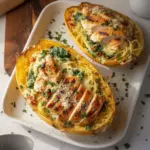 Garlic Chicken Spaghetti Squash
