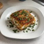 Garlic Parmesan Crusted Halibut