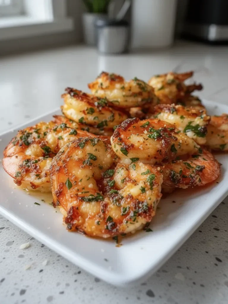 Garlic Parmesan Roasted Shrimp – Crispy & Savory 20-Min Seafood Delight