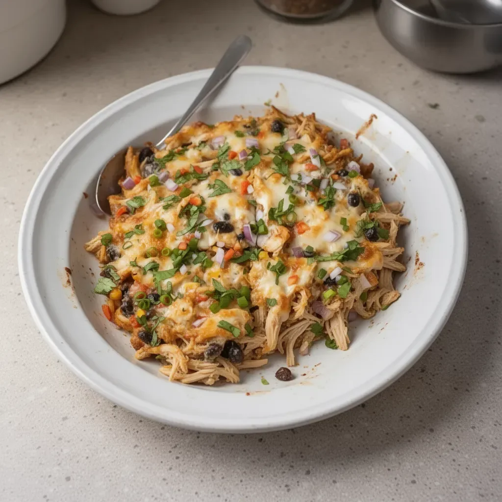 Healthy Chicken Burrito Casserole