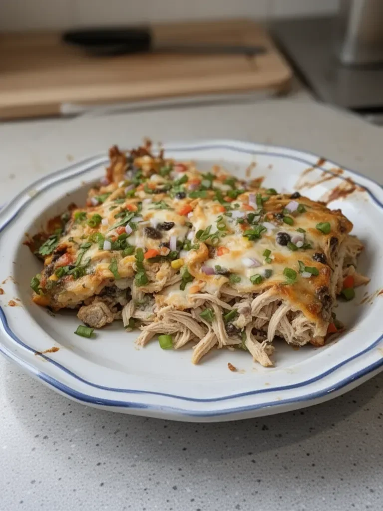 Healthy Chicken Burrito Casserole
