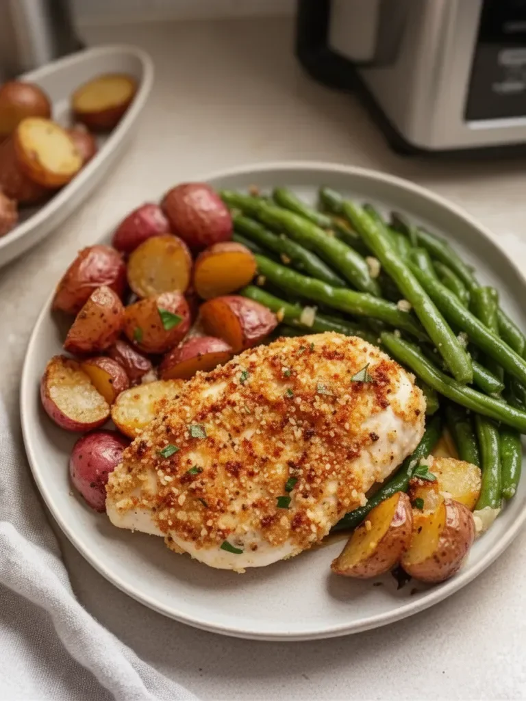 Healthy Chicken Parmesan with Vegetables
