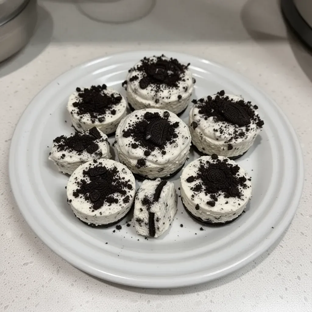 Healthy No-Bake Oreo Cheesecake Bites
