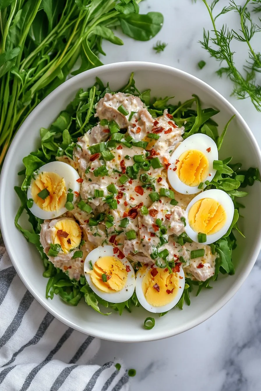 Healthy Tuna Egg Salad
