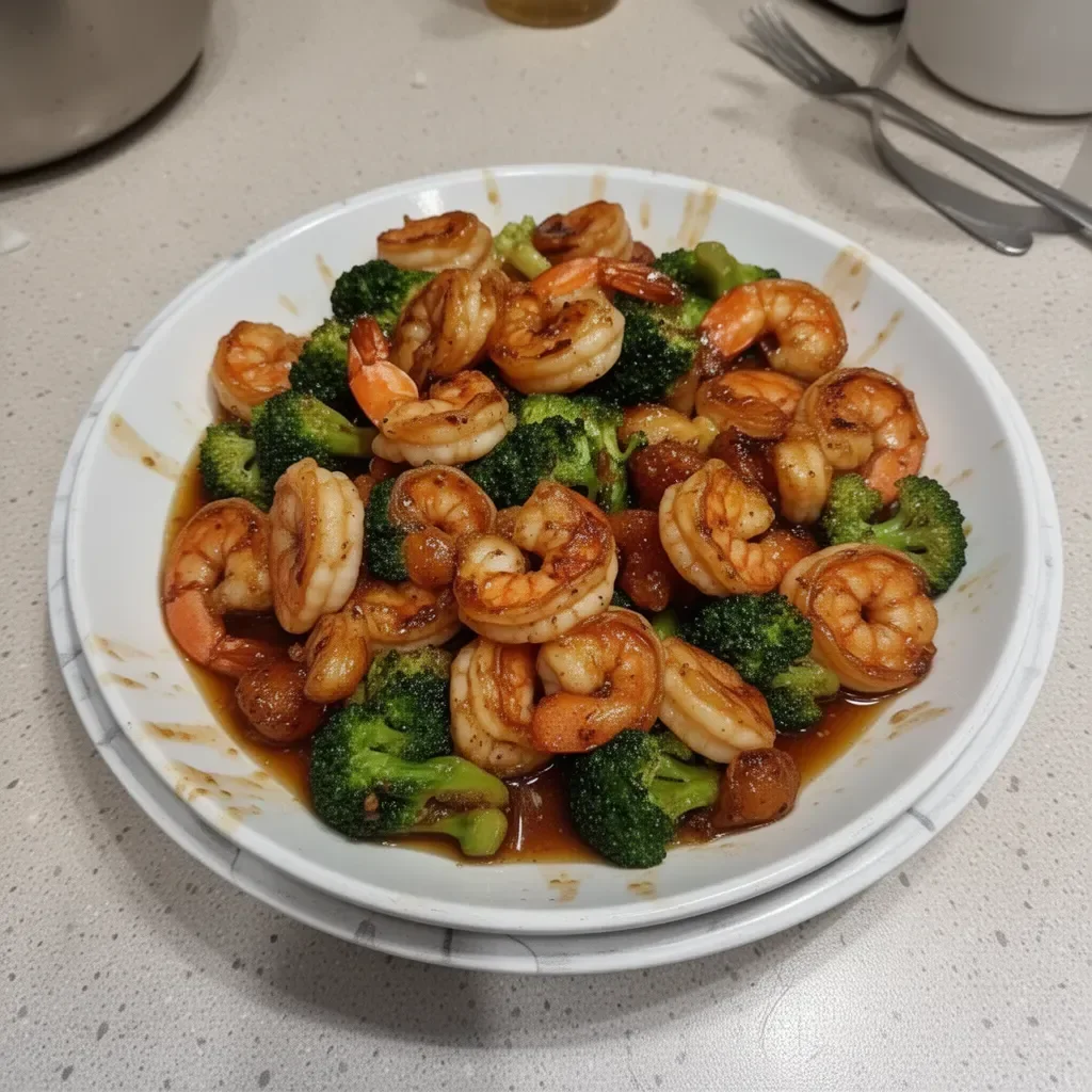 High-Protein Honey Garlic Shrimp