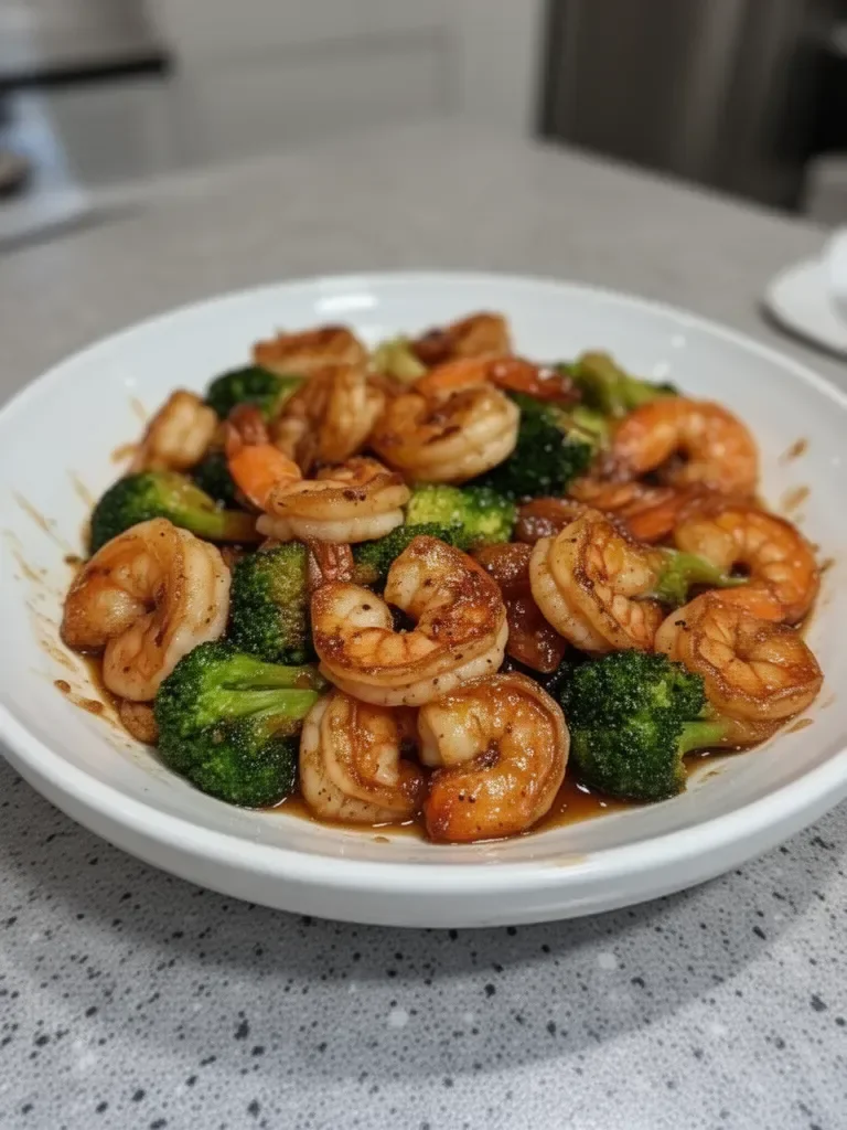 High-Protein Honey Garlic Shrimp