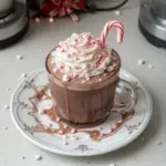 Homemade Christmas Peppermint Hot Chocolate
