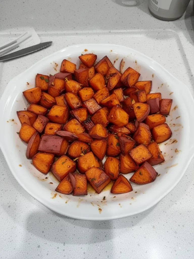 Honey Roasted Sweet Potatoes
