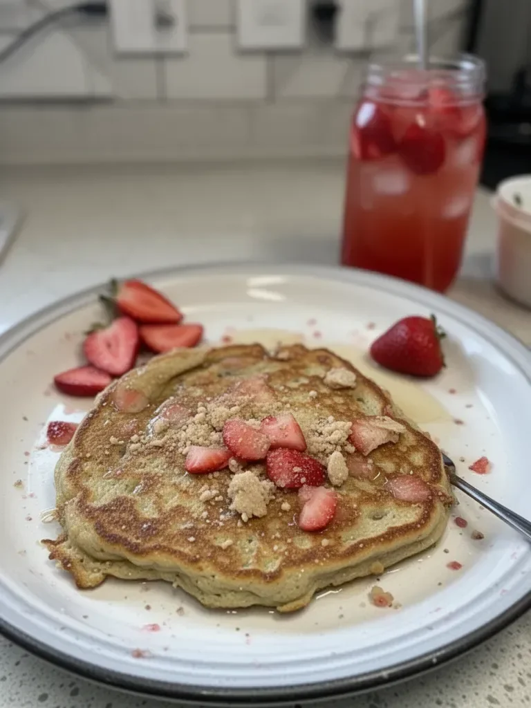 Iced Strawberry Green Tea