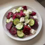 Irresistible Beet Feta Salad with Cucumber and Dill