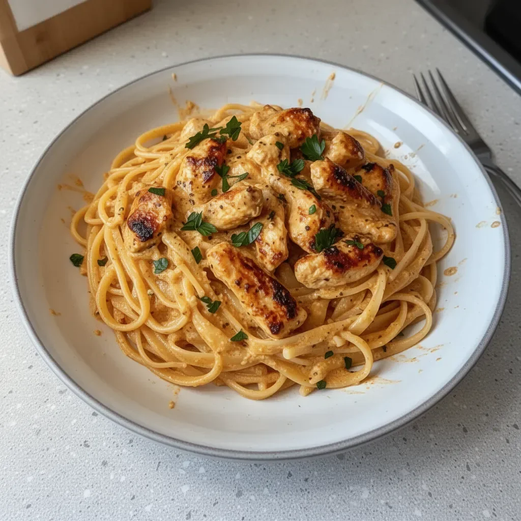 Irresistibly Easy Cowboy Butter Chicken Linguine