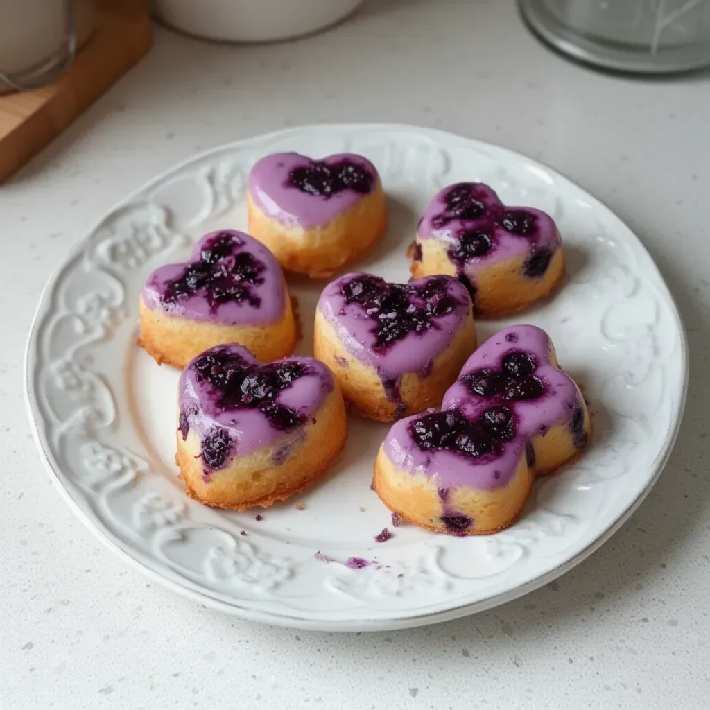 Lavender Blueberry Tea Cakes