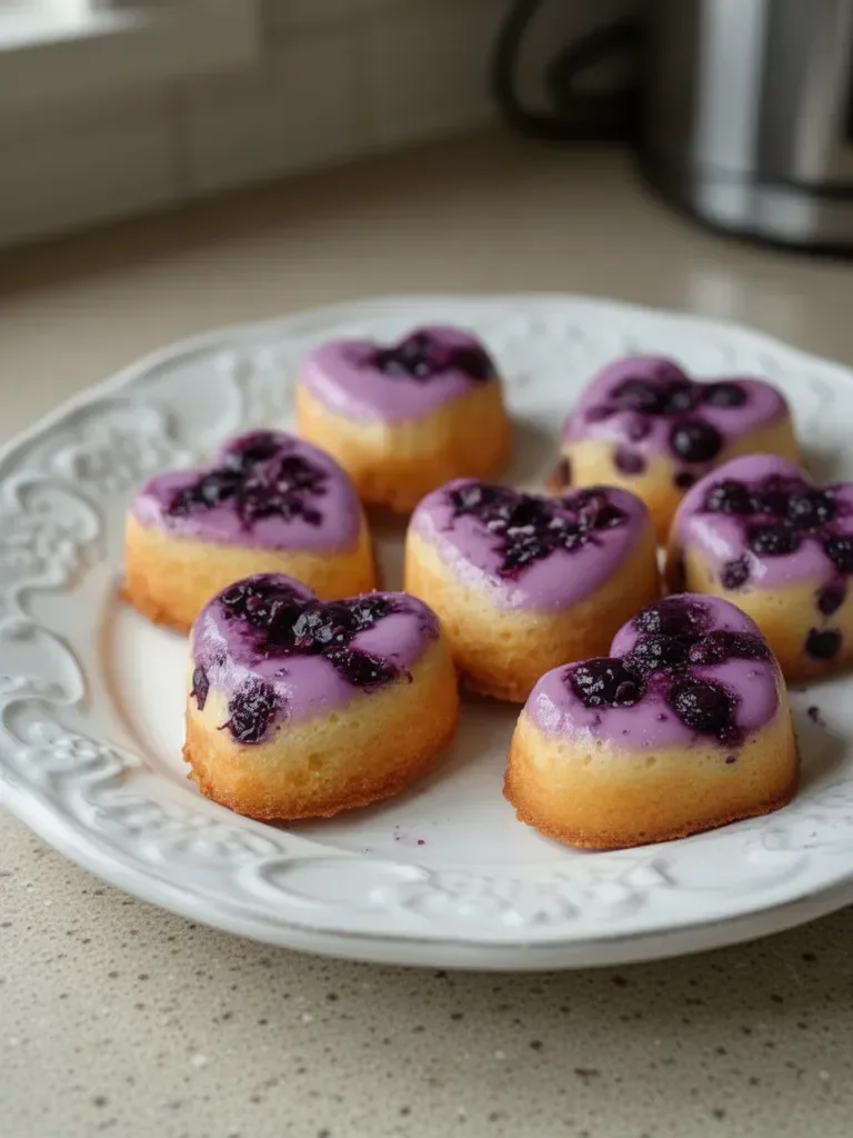 Lavender Blueberry Tea Cakes