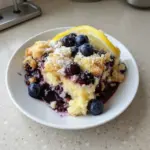 Lemon Blueberry Cheesecake Dump Cake