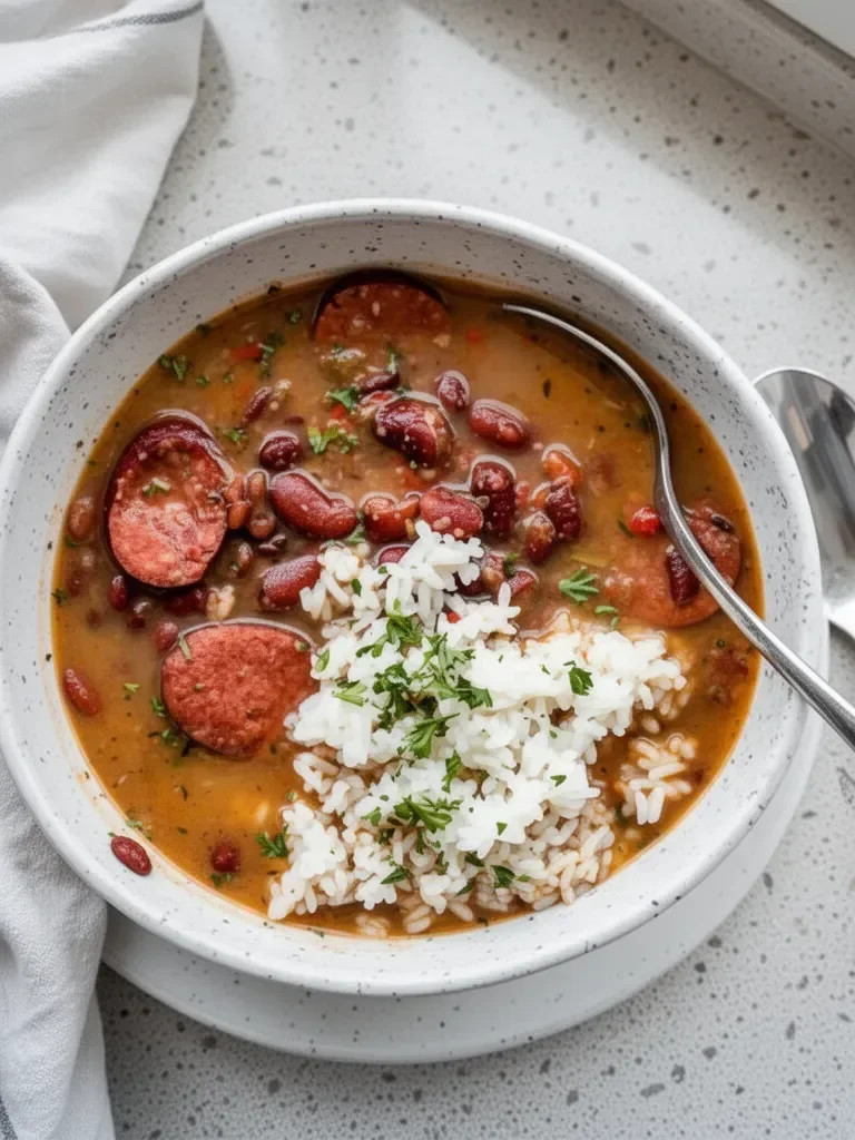 Louisiana Red Beans and Rice Recipe