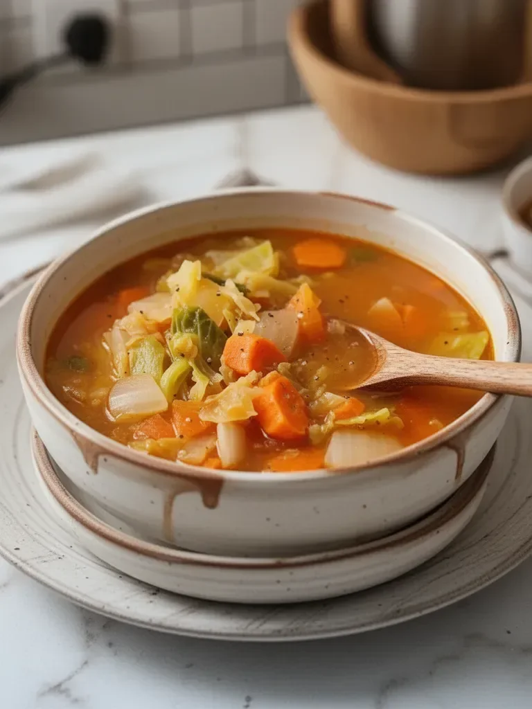 Low Calorie Cabbage Fat Burning Soup