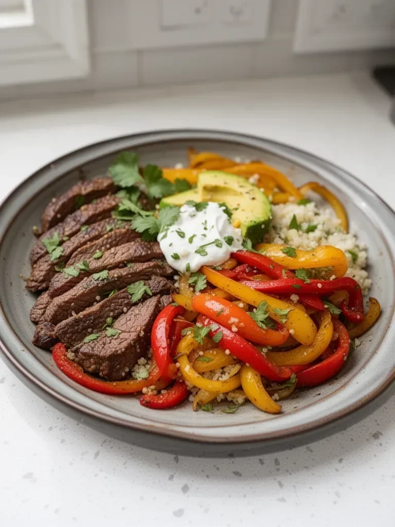 Low Carb Steak Fajita Bowl – 1 Bold Recipe For Keto Lovers